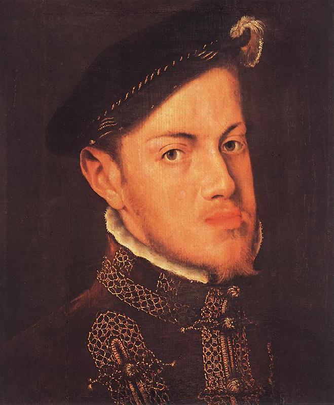 MOR VAN DASHORST, Anthonis Portrait of the Philip II, King of Spain sg Germany oil painting art